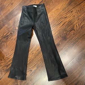 Frame jetset flare in sheen noir womens size 1